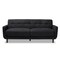 Baxton Studio Allister Mid-Century Dark Grey Upholstered Sofa 158-9747 - alternate 5